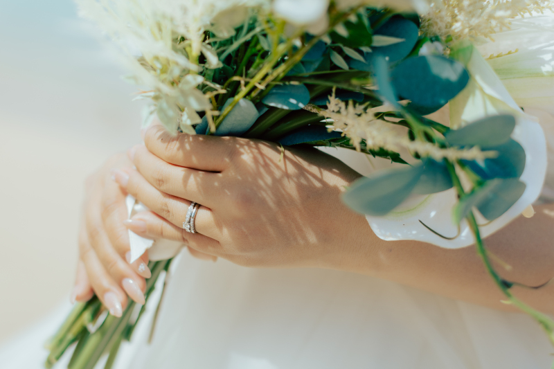 パール×蝶々 ハーフツインスタイル