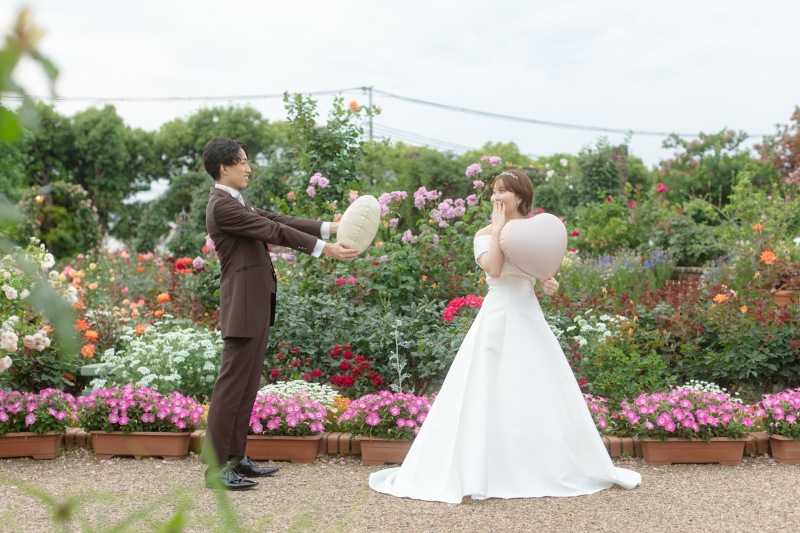 夏の遊園地撮影はいかがですか？【メリーゴーランドとローズガーデン】