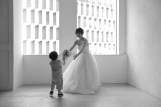 お子様と一緒に撮影♪