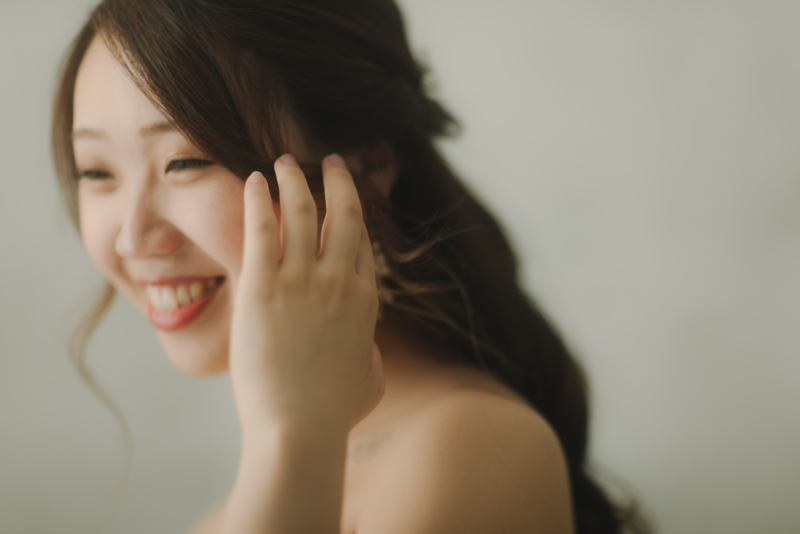 大人かわいいハーフアップ!