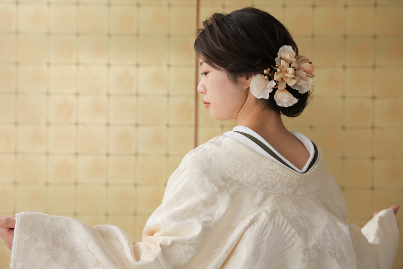 白無垢ヘアスタイル