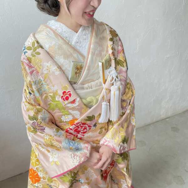 色打掛から白無垢にチェンジ