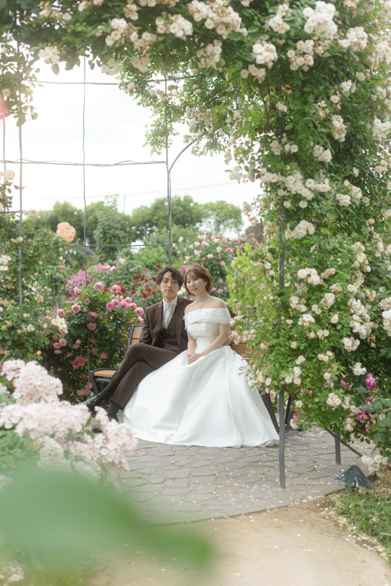 夏の遊園地撮影はいかがですか？【メリーゴーランドとローズガーデン】