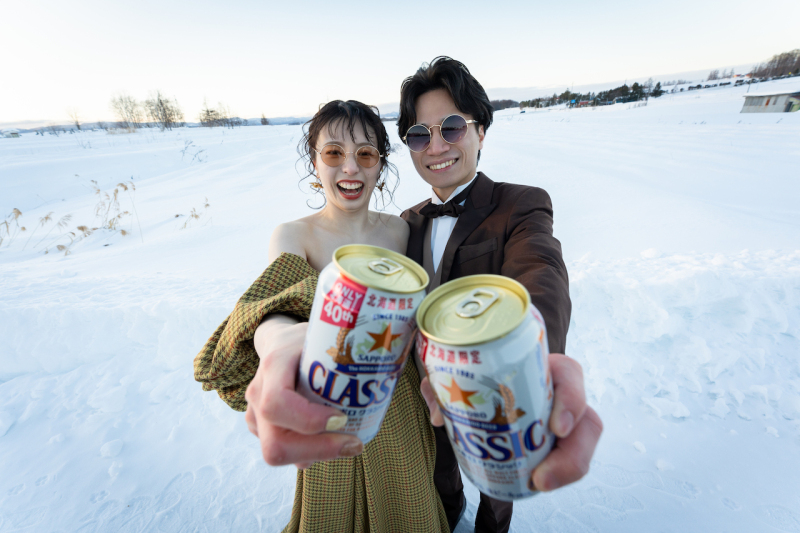 ウェディングドレスとカラードレスで2着撮影!洋装ロケーション