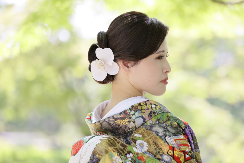 綺麗め和装ヘアスタイル