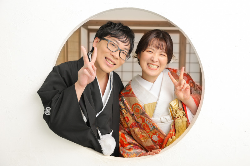 秋感満載!屋内スタジオで和装撮影!