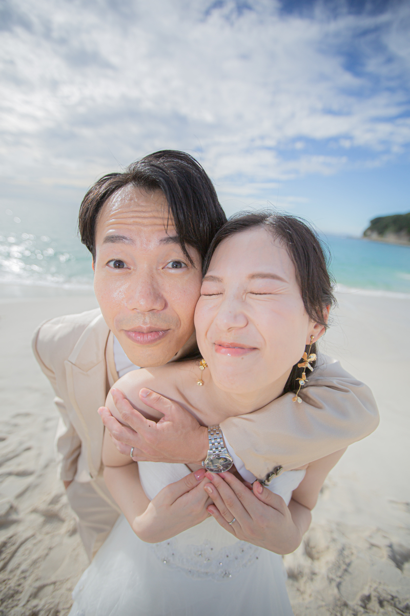 白良浜で迎えた特別な前撮りロケーション