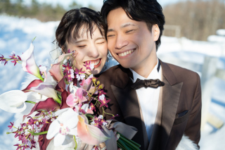 ウェディングドレスとカラードレスで２着撮影！洋装ロケーション