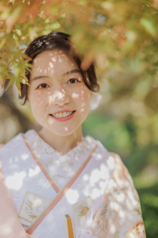 着物に合わせたヘアメイク