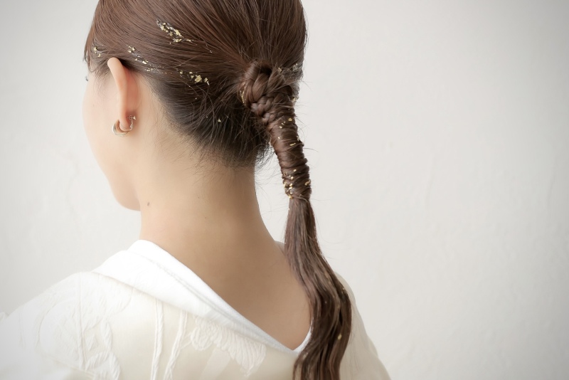 8/8　和装 Hair make