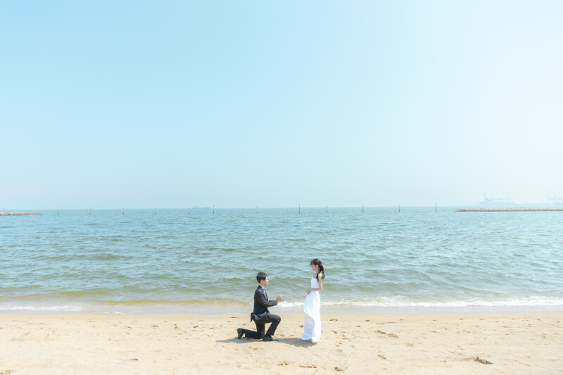 夏を感じる海辺のロケ風景!