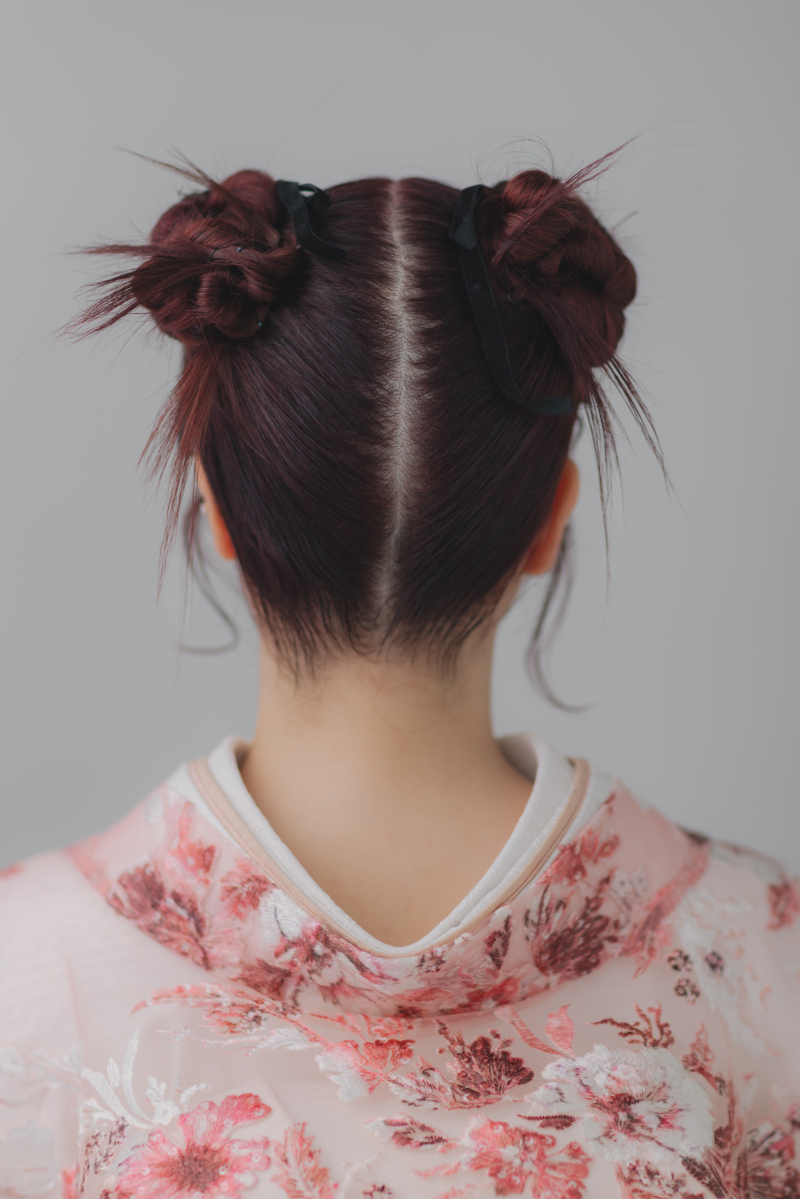 個性的ヘアメイク