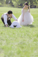 鶴見緑地で春色撮影日和