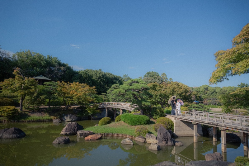 大仙公園で叶える、和装と洋装の贅沢撮影プラン