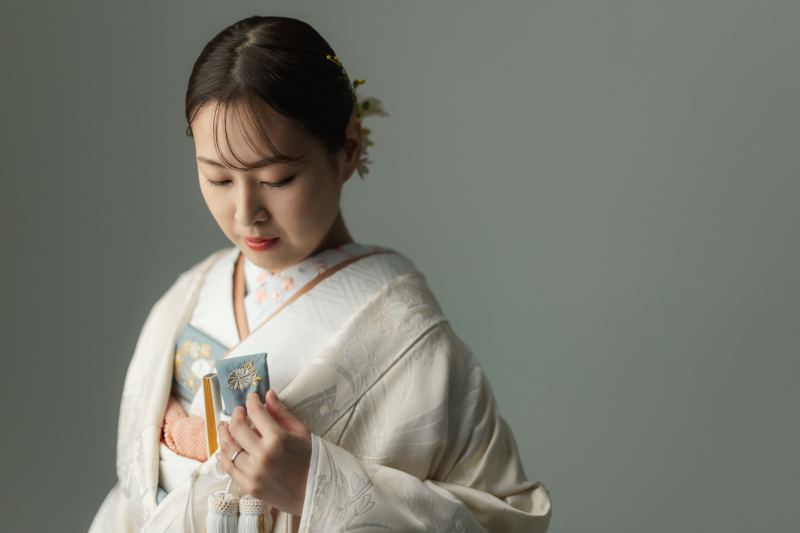 たっぷり楽しめる和装と洋装撮影♪