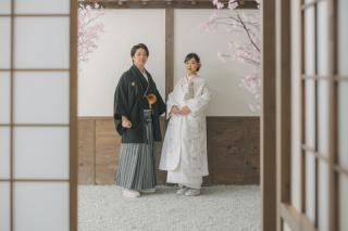 春を感じる屋内庭園での撮影！