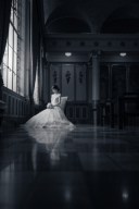 モノクロでレトロに