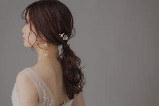 ヘアメイク新作ドレス紹介