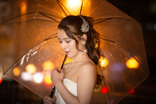 幻想的な世界を創り上げることができる洋装夜ロケ！