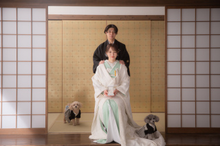 ワンちゃんと一緒に!♫