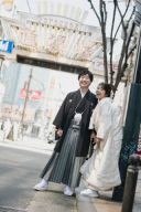 道頓堀、堀江周遊ロケーション 和装・洋装撮影