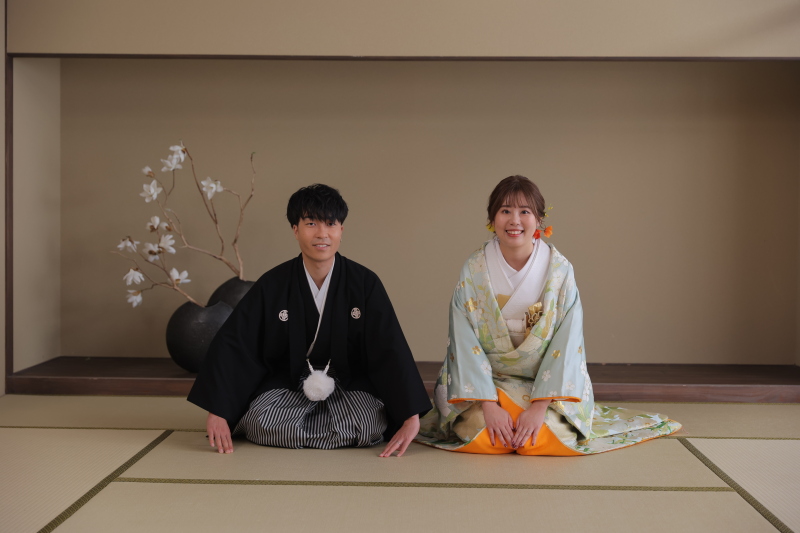 和装スタジオと屋内庭園