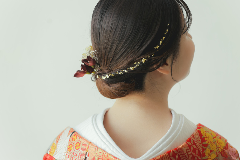 洋装和装ヘアスタイル