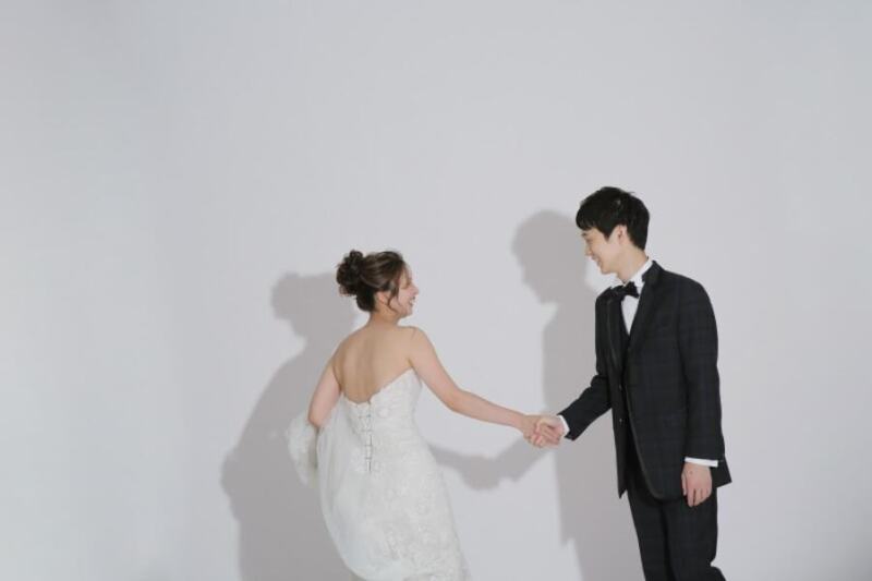 2人をしっかりと残すスタジオ撮影