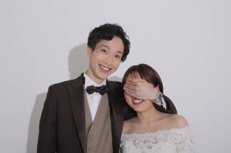 2人をしっかりと残すスタジオ撮影