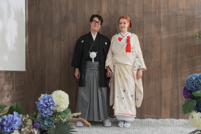 京都の宮大工監修!屋内庭園での撮影!!