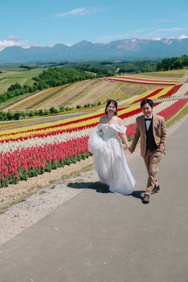 夏の北海道で花畑&牧場撮影♪