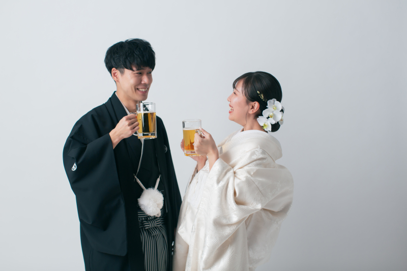 ビール片手に!