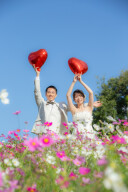 2025年コスモスとの撮影風景【鶴見緑地公園】