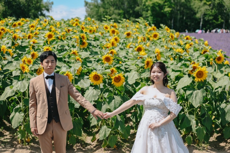 夏の北海道で花畑&牧場撮影♪