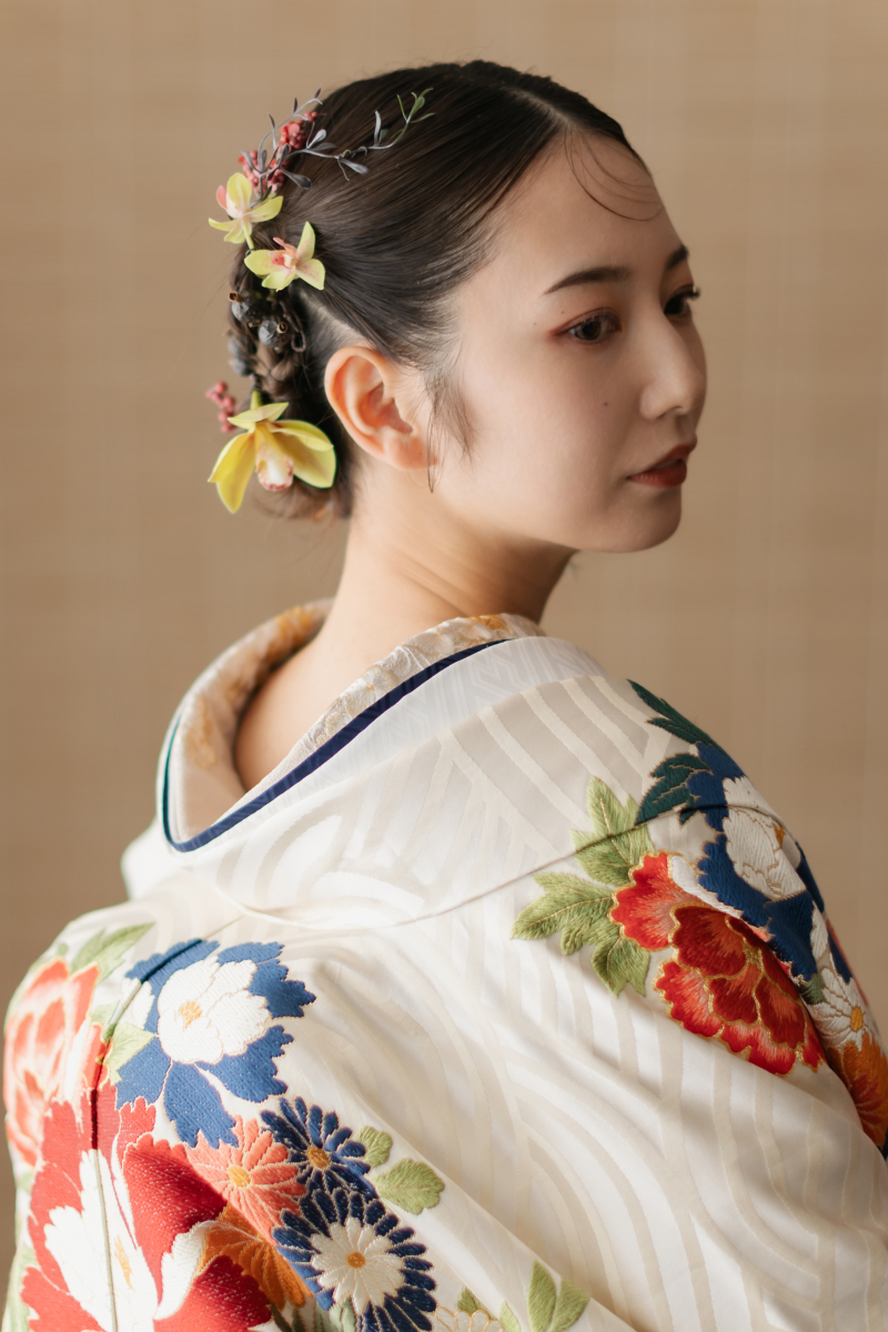 和装でも個性的なstyleに♩