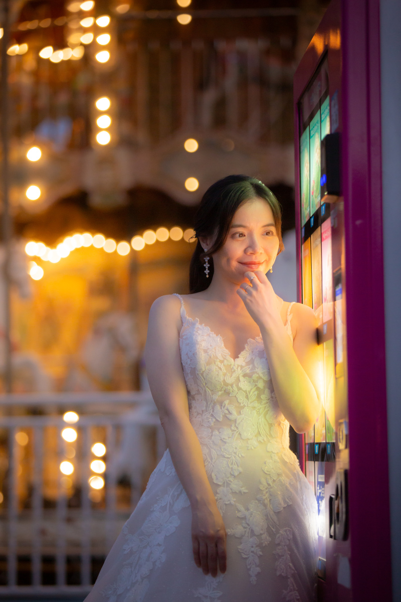 和装×洋装で叶える特別な一日〜大仙公園と光の遊園地でのロケーション撮影〜