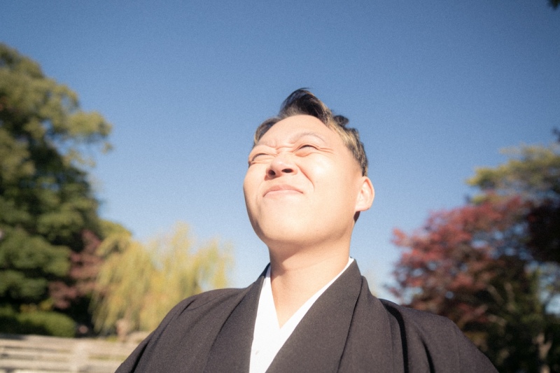 秋の大仙公園で、おふたりらしさ全開の撮影を!