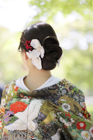 綺麗め和装ヘアスタイル