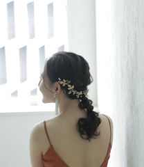 編みおろしスタイル