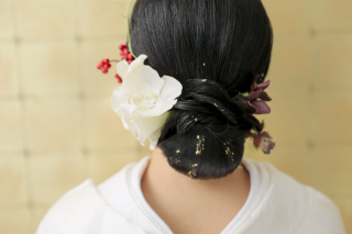 和装ヘアスタイルご紹介!綿帽子