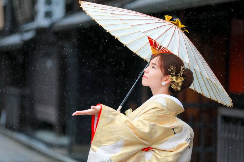 雨の日だからこその撮影を