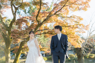 秋色ウェディングフォト