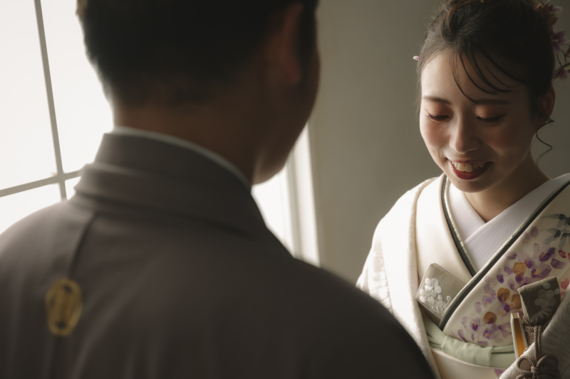 洋装と和装のハウススタジオ撮影
