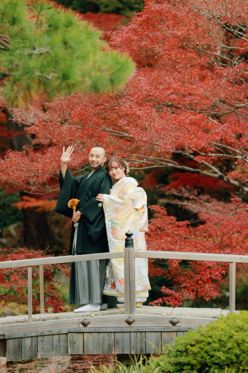真っ赤な「金戒光明寺」で前撮り＾＾