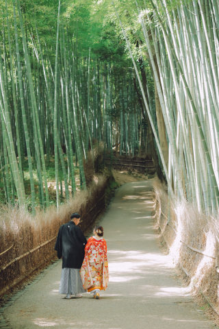 嵐山でお二人らしくも楽しい前撮りを!