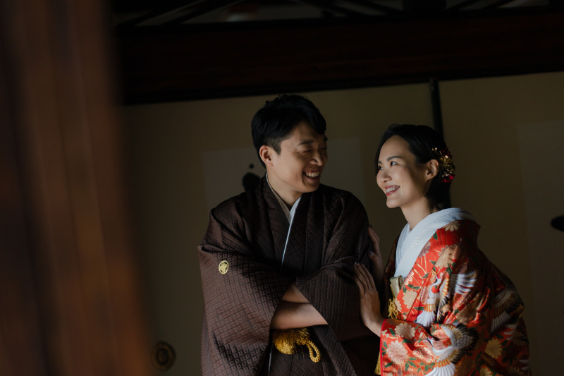 立本寺でしっとりフォトウエディング