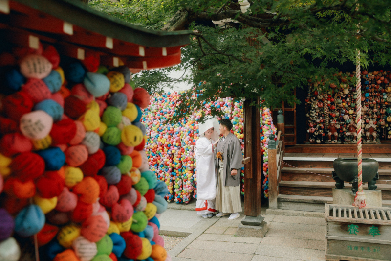 白無垢と紋付で彩る結婚写真
