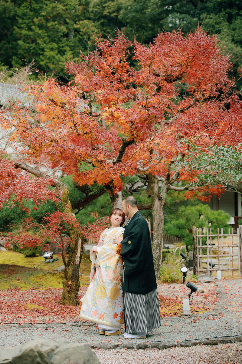 真っ赤な「金戒光明寺」で前撮り＾＾