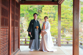 世界遺産・仁和寺での荘厳なウェディングフォト