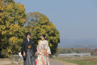 鴨川ロケーション+洋装ハウススタジオ